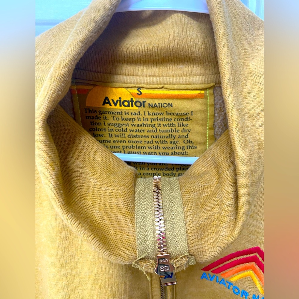 Aviator Nation Mountain Embroidery Half-Zip ⚡️ - Picture 3 of 5